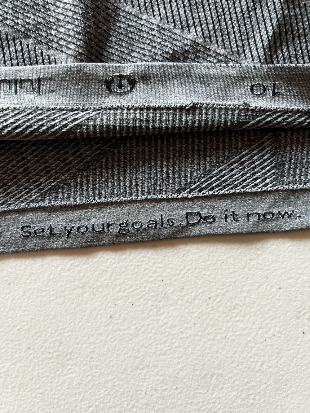 Lululemon Racerback lightly Ribbed Tank Top - Gray - Picture 4 of 5